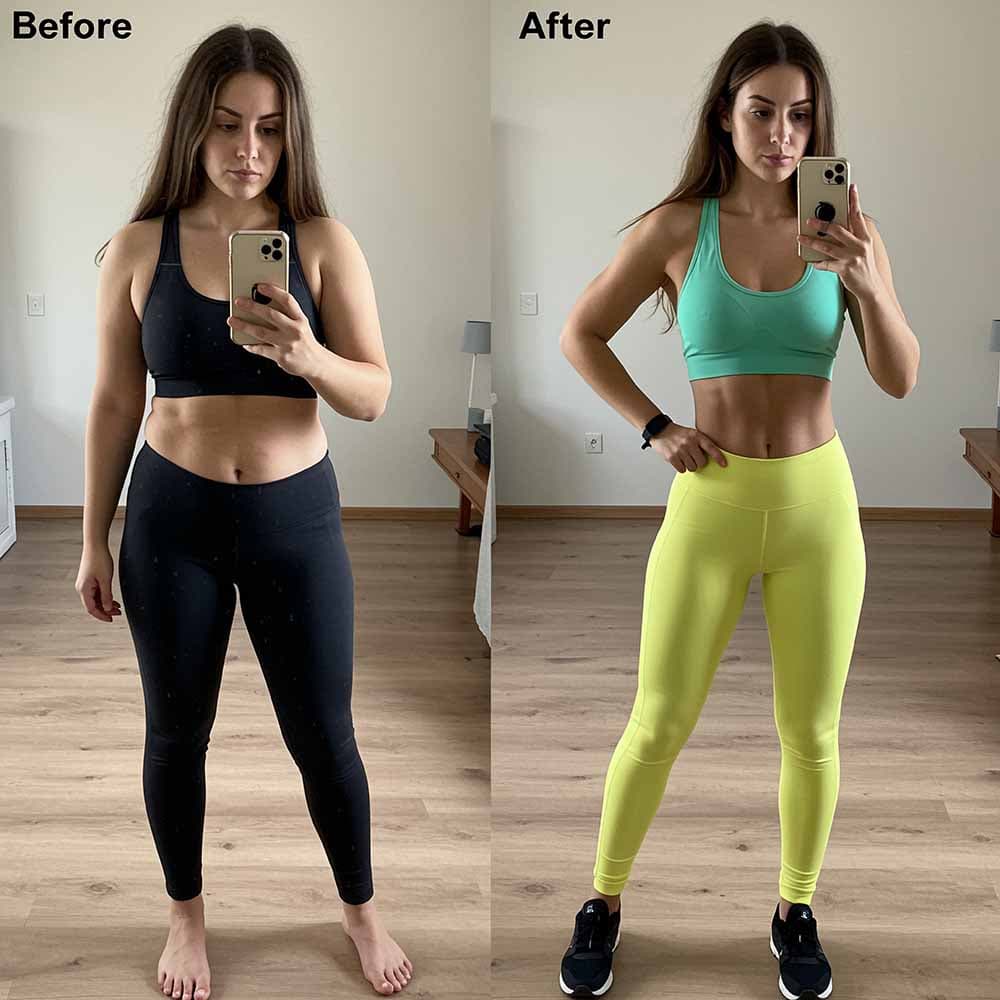 Body Slim Atlanta before and after photo showing a visible body transformation